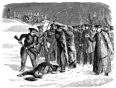 Prigioniero russo esiliato disciplinato, 1874 da Unbekannt