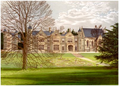 Casa Exton, Rutland, dimora del Conte di Gainsborough, c1880 da Unbekannt