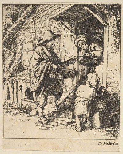 Mercante di occhiali, 1610-85 da Unbekannt