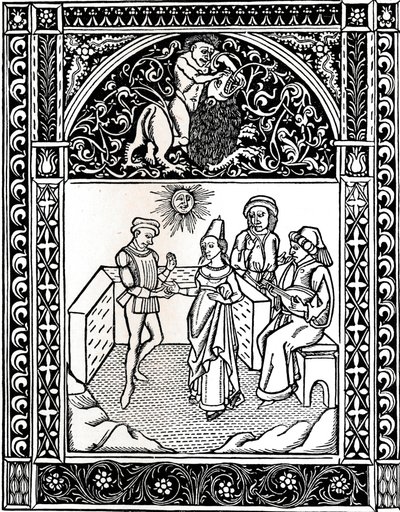 Favola VIII: La donna sposata a un ladro. Favole di Esopo, 1485, 1917 da Unbekannt
