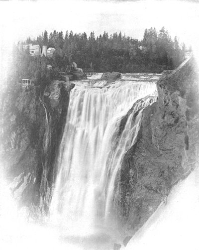Cascate di Montmorency, Quebec, Canada, c1900 da Unbekannt