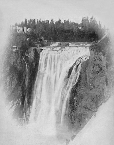 Cascate di Montmorency, Quebec, c1897 da Unbekannt