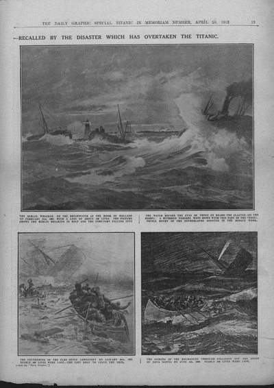 Naufragi Famosi dei Tempi Passati: Alcuni Disastri Storici in Mare, 20 aprile 1912 da Unbekannt