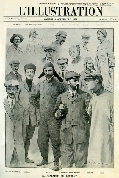 Famosi aviatori, copertina di L