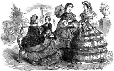Mode per agosto, 1857 da Unbekannt