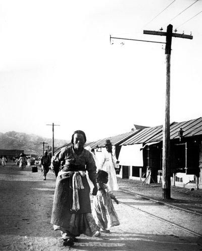 Padre e figlio, Seul, Corea da Unbekannt