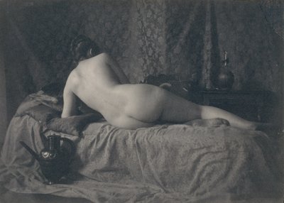 Nudo femminile di schiena, 1870s da Unbekannt