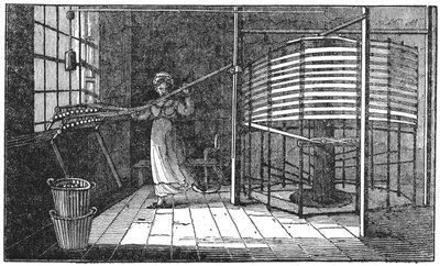 Lavoratrice della seta, Spitalfields, Londra, 1833 da Unbekannt