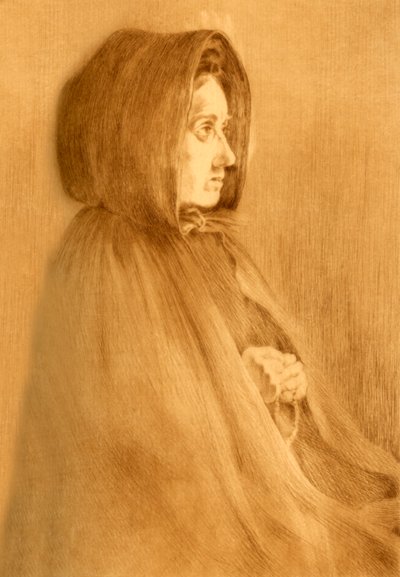 Donna in preghiera, 1908 da Unbekannt