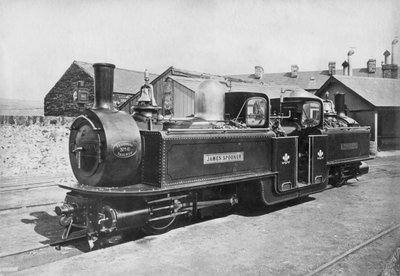 Locomotiva a vapore della Ferrovia Ffestiniog No 8 James Spooner, 1872 da Unbekannt