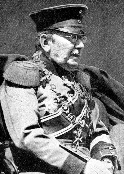 Maresciallo di campo von der Goltz, soldato prussiano, Prima Guerra Mondiale, 1914 da Unbekannt