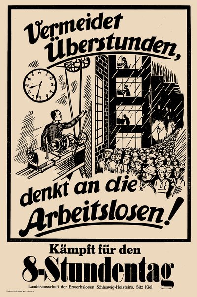 Lotta per la giornata di otto ore da Unbekannt