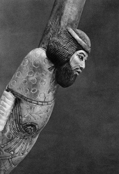 Figura di un uomo asiatico, c1350 a.C. 1936 da Unbekannt