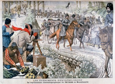 Riprese in Manciuria durante la guerra russo-giapponese, 1904 da Unbekannt