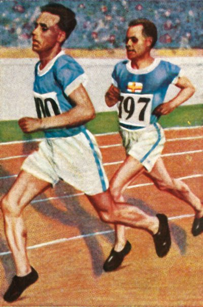 Corridori finlandesi Ville Ritola e Paavo Nurmi, 1928 da Unbekannt