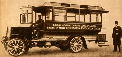 Primo autobus a motore L.G.O.C., 1904, 1933 da Unbekannt