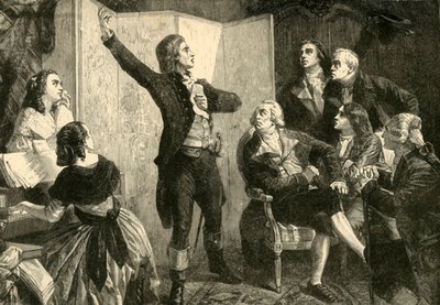 Prima esecuzione della Marsigliese di Rouget De Lisle, 1792, 1890 da Unbekannt