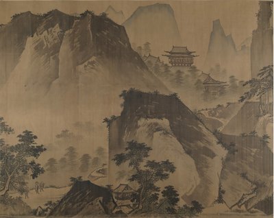 Prima metà dei Diecimila Li del fiume Yangzi, fine XV secolo da Unbekannt