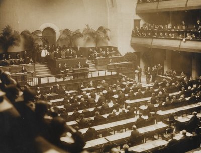 Primo incontro della Società delle Nazioni, 15 novembre 1920 a Ginevra, 1920 da Unbekannt