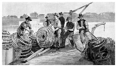 Molo del pescatore, 1886 da Unbekannt