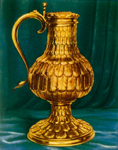 Brocca con piume, 1938 da Unbekannt