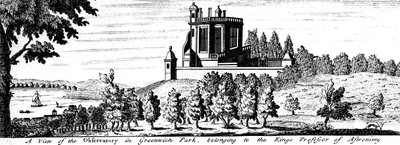 Casa Flamsteed nel Greenwich Park, Londra, fine 17° secolo da Unbekannt