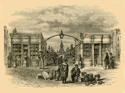 Mercato della flotta, c1872 da Unbekannt