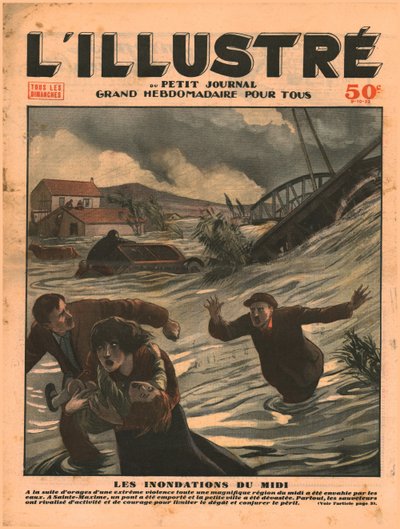Inondazioni nel sud della Francia, 1932 da Unbekannt