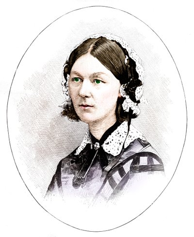 Florence Nightingale 1820-1910, infermiera britannica da Unbekannt