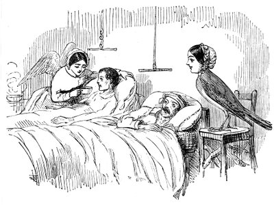 Florence Nightingale che osserva un