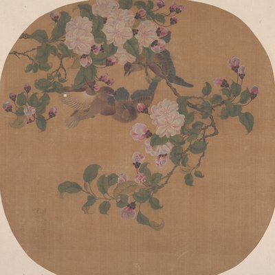 Fiori con Uccelli da Unbekannt