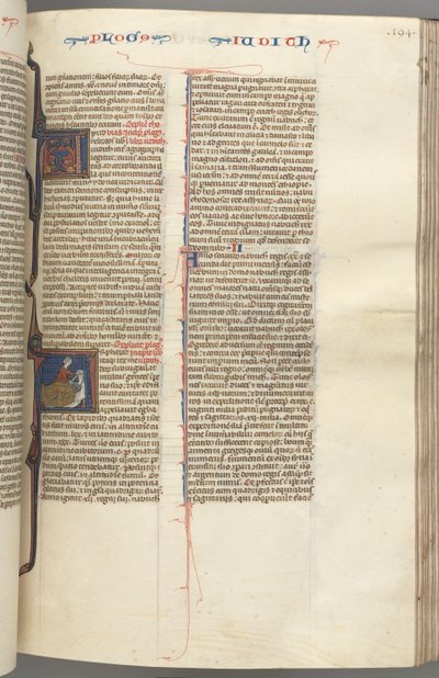 Fol. 194r, Giuditta, iniziale istoriata A, Giuditta decapita Oloferne, c. 1275-1300 da Unbekannt