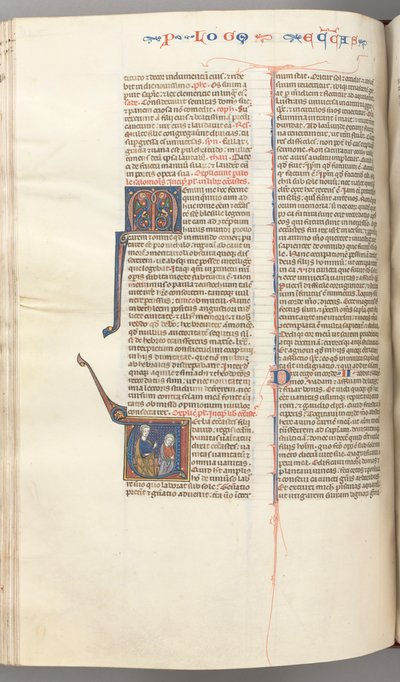 Fol. 247v, Ecclesiaste, iniziale istoriata V, Salomone che insegna, c. 1275-1300 da Unbekannt