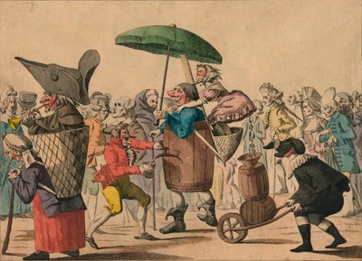Follie di Carnevale, fine XVIII-inizio XIX secolo da Unbekannt