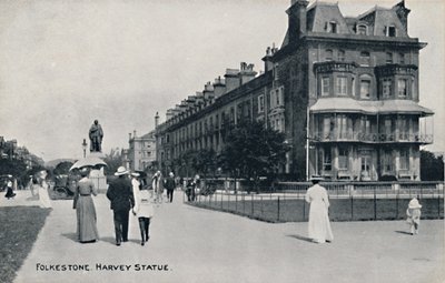 Folkestone. Statua di Harvey da Unbekannt