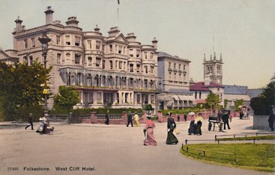 Folkestone. West Cliff Hotel, fine XIX-inizio XX secolo da Unbekannt