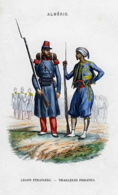Legionario straniero e tiratore scelto nativo, Esercito francese in Algeria da Unbekannt