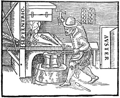 Forgiatura di un magnete, 1600 da Unbekannt