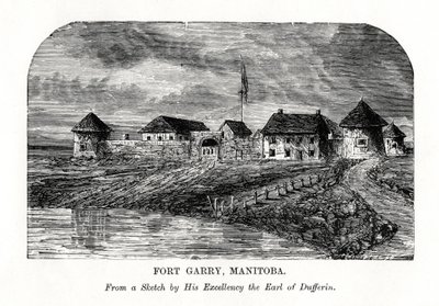Fort Garry, Manitoba, Canada, fine XIX secolo da Unbekannt