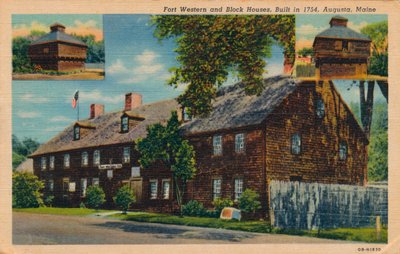 Fort Western e Block Houses, Augusta, Maine da Unbekannt