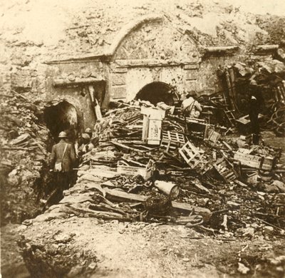 Forte di Souville, Verdun, Francia settentrionale, c1914-c1918 da Unbekannt