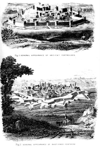 Fortificazioni, c1880 da Unbekannt