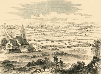 Fortificazioni di Old St. Pancras, c1876 da Unbekannt