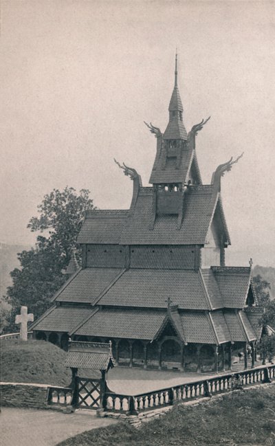 Chiesa di legno di Fortun, 1914 da Unbekannt