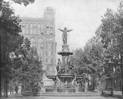 Fountain Square, Cincinnati, Ohio, USA, c1900 da Unbekannt