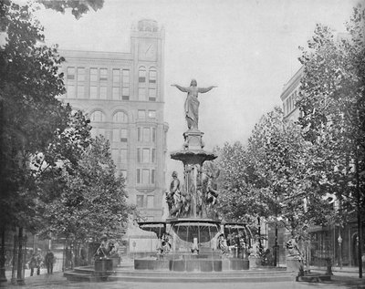 Fountain Square, Cincinnati, Ohio, c1897 da Unbekannt