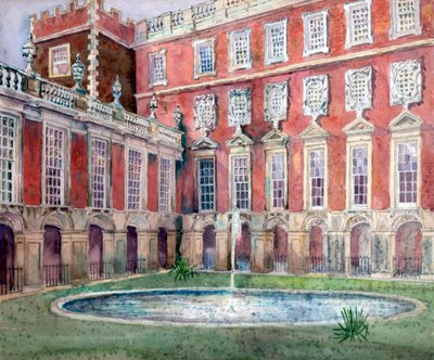Fontana al Palazzo di Hampton Court da Unbekannt
