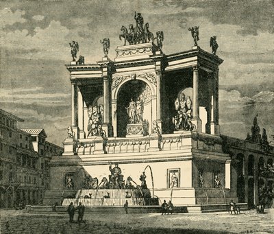 Fontana di Alessandro Severo, Roma da Unbekannt