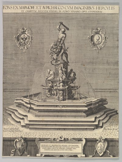 Fontana di Ercole ad Augusta da Unbekannt