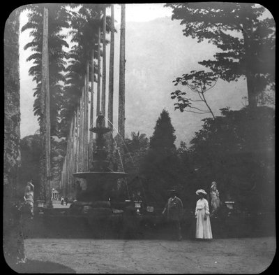 Fontana delle Muse, Giardino Botanico di Rio de Janeiro, Brasile, fine XIX o inizio XX secolo da Unbekannt